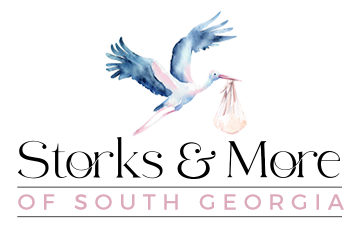 Logo: South Georgia Storks - Stork Sign Rentals in Valdosta, Lakepark, Hahira, Georgia